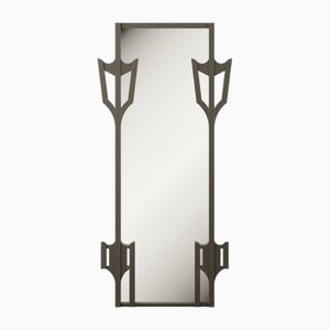 Specchio da terra Sentosa in legno grigio di Marnois