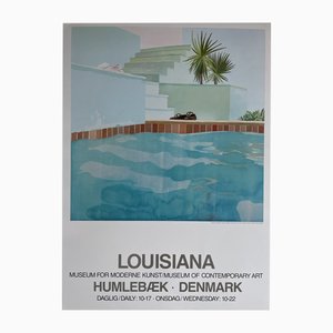 Le Nid Du Du Pool und Stufen Poster von David Hockney, 1971