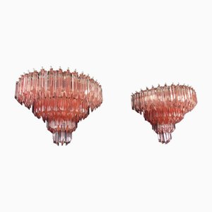 Vintage Murano Wall Sconces, 1990, Set of 2