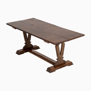Early 20th Century English Oak Refectory Table, 1890s