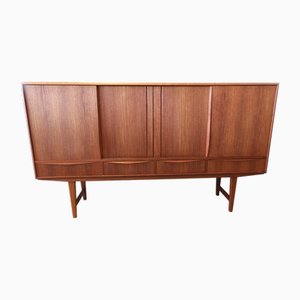 Teak Highboard by E.W. Bach for Sejling Stolfabrik, 1960s