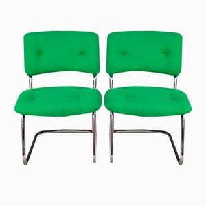 Steelcase Strafor zugeschriebene Esszimmerstühle, 1970er, 2er Set