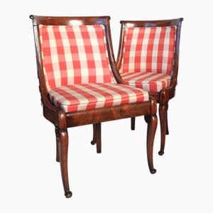 Upholstered Armchairs, 1825, Set of 2