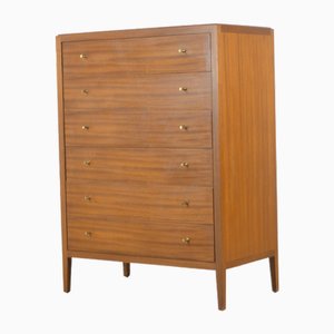 Walnut Chest of Drawers / Tallboy from Heals, 1960s