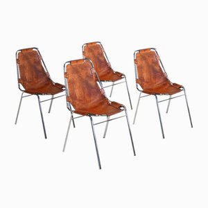 Dining Chairs by Charlotte Perriand for Les Arcs, 1960s, Set of 4