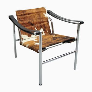 Lc1 Lounge Chair by Le Corbusier for Cassina