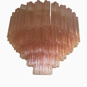 Pink Tronchi Murano Glass Flush Mount by Simoeng