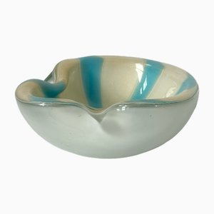 Italian Art Glass Bowl by Alfredo Barbini, 1950s