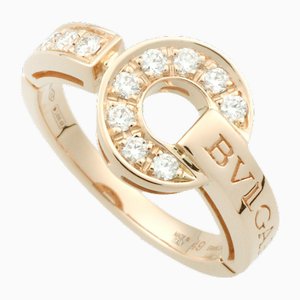 Circle Ring with Diamonds from Bvlgari