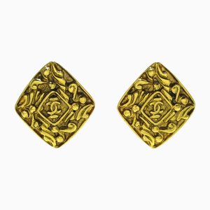 Arabesque Clip on Earrings from Chanel, Set of 2