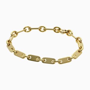 Large Figaro Bracelet in K18 Yellow Gold from Cartier