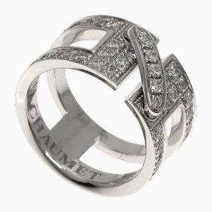 Lien Diamond Ring in K18 White Gold from Chaumet