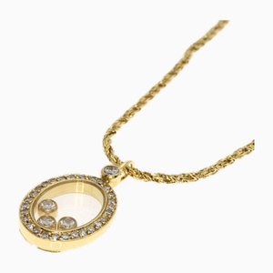 Happy Diamond Necklace in K18 Yellow Gold from Chopard