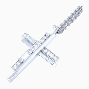 Traffic Cross Pendant Necklace with Diamond from Harry Winston