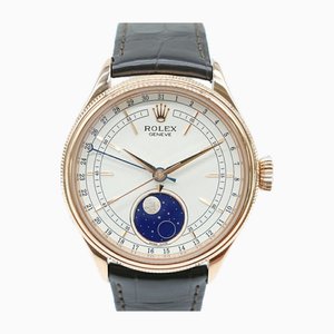 Cellini Mondphasen-Automatik-Armbanduhr in Roségold von Rolex