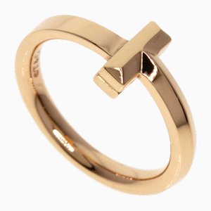 T One Ring in 18k Pink Gold from Tiffany & Co.