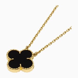 Alhambra Onyx Necklace from Van Cleef & Arpels