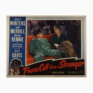 Phone Call from a Stranger Lobby Card, USA, 1952