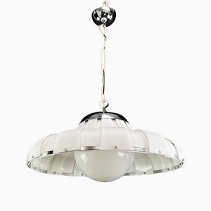 Lampada grande di Harvey Guzzini per Meblo, anni '70