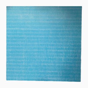 Susan Bleakley, Großes Ölgemälde Flowing Through Blue, 2022