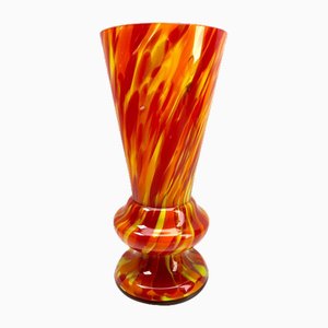 Art Deco Vase aus Mehrschichtigem Glas, Henri Heemskerk zugeschrieben, 1933er