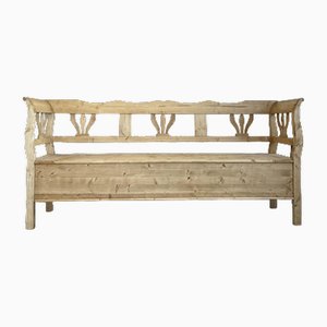 Farm Bench in Natural Wood