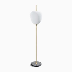 Lampadaire J14 en Laiton Doré de Disderot