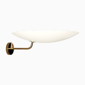 2059 Golden Brass Wall Lamp from Disderot