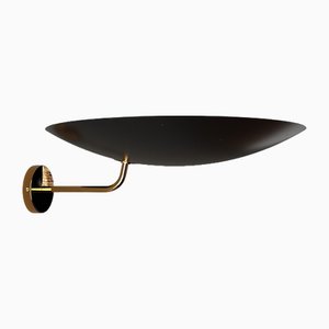 Lámpara de pared 2059 de latón dorado de Disderot