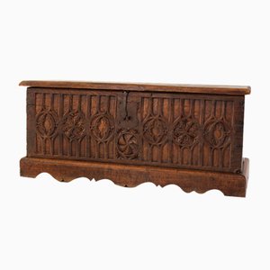 Gothic Chest with Decorated Front, 1780