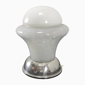 Lampada da tavolo in vetro di Murano a doppia luminosità, anni '70