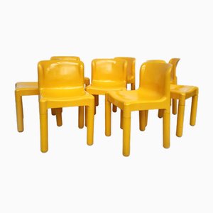 Sillas modelo 4875 de Carlo Bartoli para Kartell, años 70. Juego de 8