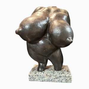 D'Après Gaston Lachaise, Sculpture De Nu, Bronze