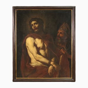 Artiste Italien, Ecce Homo, 1660, Huile sur Toile