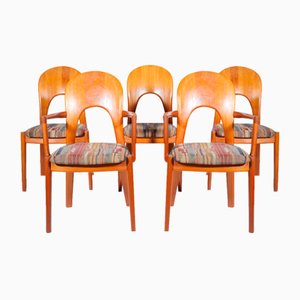 Model Morten Teak Dining Chairs by Niels Kofoed for Kofoed Møbelfabrik, Denmark, 1970s, Set of 5