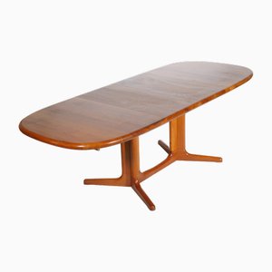 Vintage Danish Wood Teak Dining Table from Glostrup, 1970s