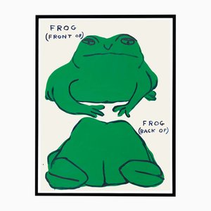 David Shrigley, Frog (Front Of), Frog (Back Of) Poster, 2021, Lithographie, gerahmt