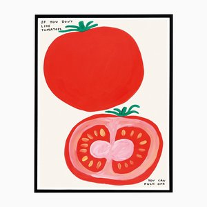 David Shrigley, Wenn Sie keine Tomaten mögen, 2020, Lithografie-Poster, gerahmt