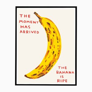 David Shrigley, The Moment Has Arrived, 2021, Lithograph Poster, Framed