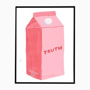 David Shrigley, Truth, 2020, Affiche Lithographie, Encadrée