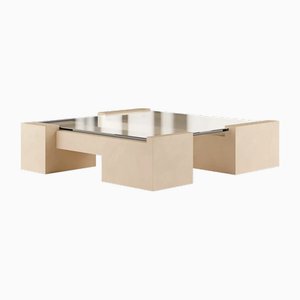 Mesa de centro Clementi de microcemento de Marnois