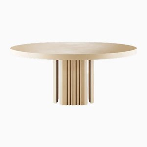 Farrer Holz Esstisch in Beige von Marnois