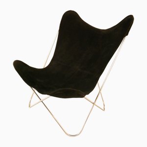 Butterfly Chair in Suede, Italy, 1960s