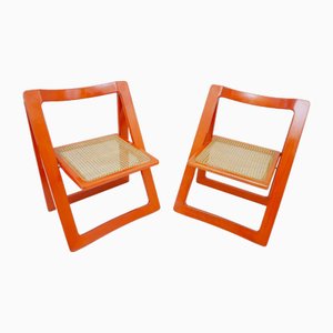 Folding Chairs Model Trieste by Jacober - D'Aniello for Bazzani, Italy, 1960s, Set of 2