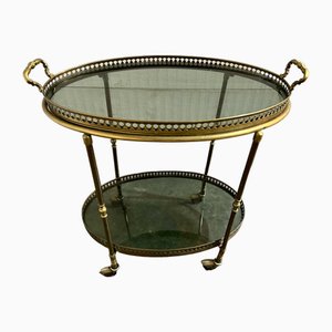 French Oval Cocktail Trolley, 1930s
