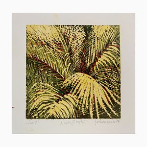 Marta Garbaczewska, Bosque 6, 2016, Linograbado