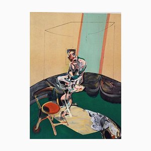 Francis Bacon, Portrait of George Dyer Staring at a Blind Cord, Original Lithograph, 1966