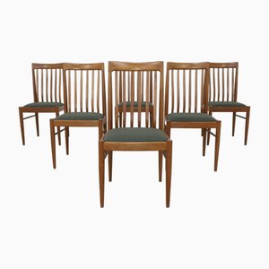 Vintage Dining Chairs in Teak by H.W. Klein for Bramin, 1970s, Set of 6