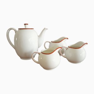 Mod. 1382 Kaffeeservice von Hermann Gretsch für Arzberg, 1940er, 4er Set