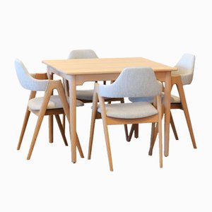 Mesa de comedor de roble de Hans J. Wegner para PP Møbler, años 70